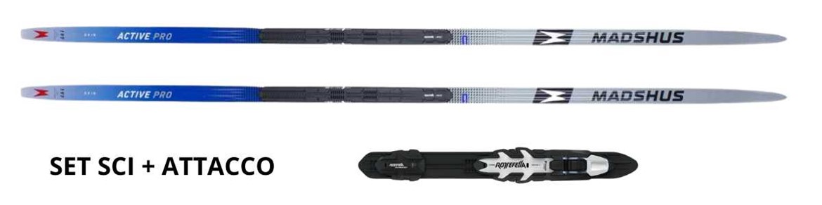 SET MADSHUS SCI ACTIVE PRO SKATE + ATTACCO